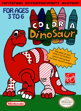 Color a Dinosaur (USA) (Beta) box cover front